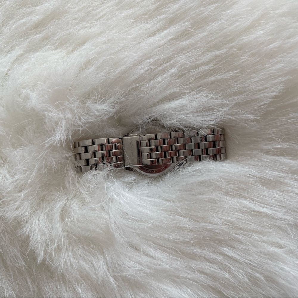 Michael Kors Nini Glitz Silver Stainless Steel Watch - Picture 2 of 2